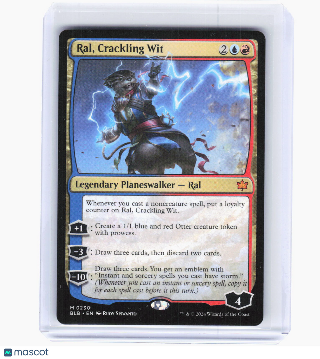2024 Magic: The Gathering—Ral, Crackling Wit #0230 Bloomburrow—Mythic Non-Foil