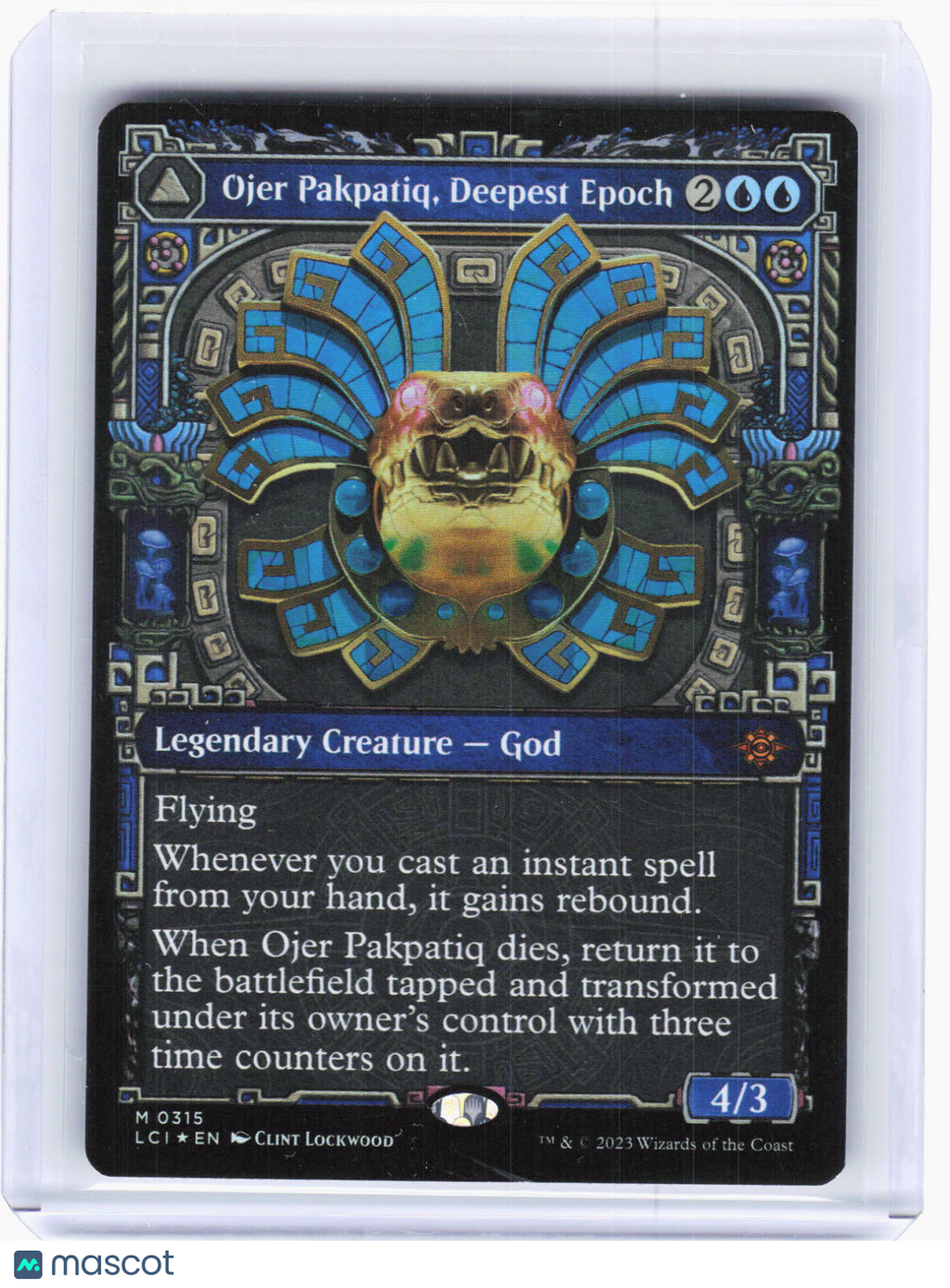 2023 Magic: The Gathering—, Ojer Pakpatiq, Deepest Epoch #0315 (LCI)—Mythic Foil