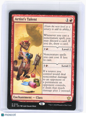 2024 Magic: The Gathering—Artist's Talent #0124 Bloomburrow—Rare Non-Foil