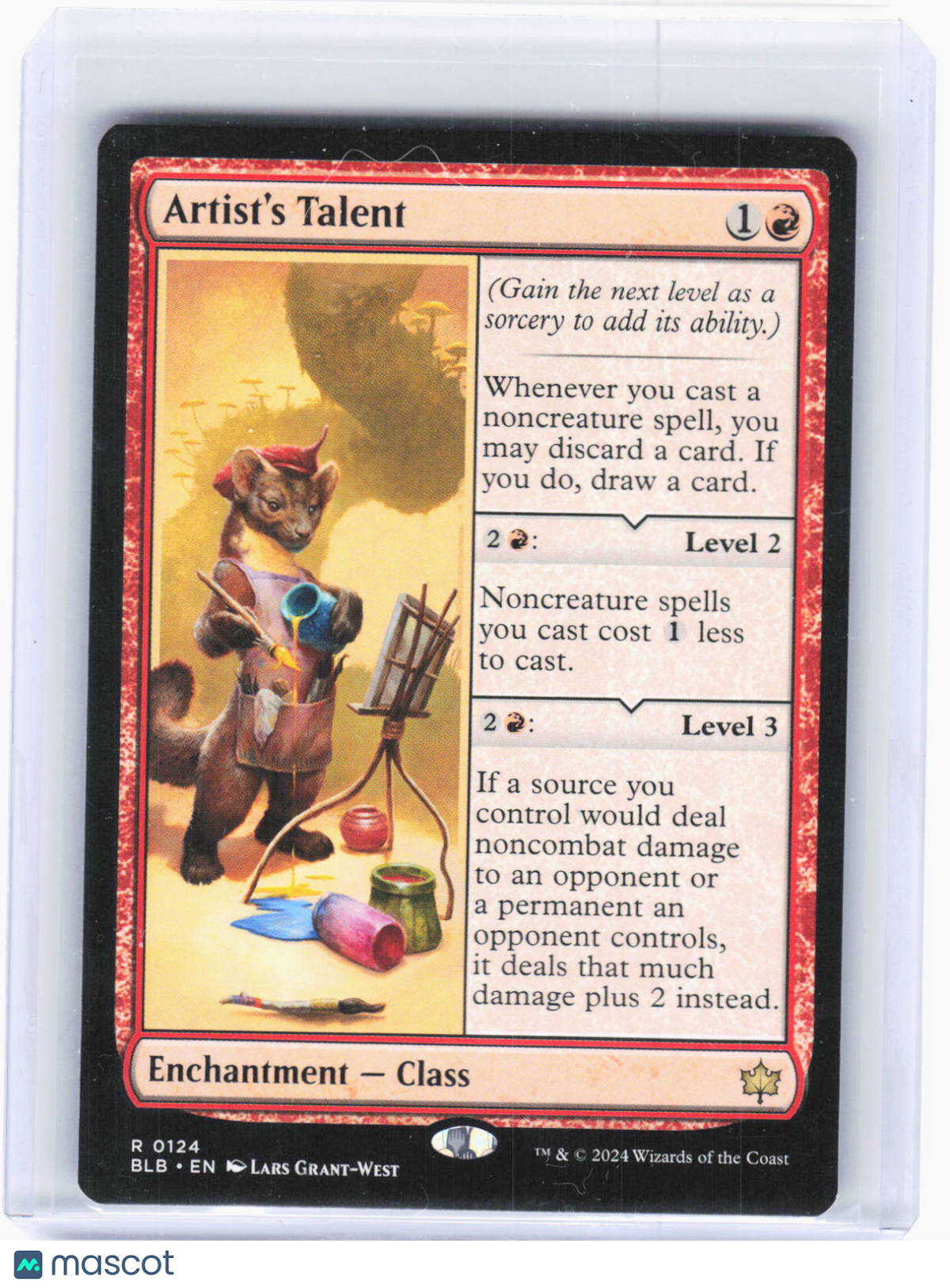 2024 Magic: The Gathering—Artist's Talent #0124 Bloomburrow—Rare Non-Foil
