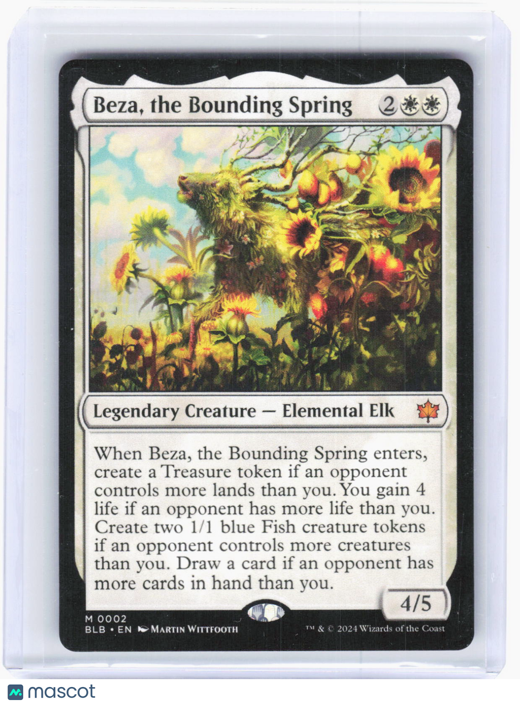 2024 Magic: The Gathering—Beza, the Bounding Spring #0002 Bloomburrow—M Non-Foil