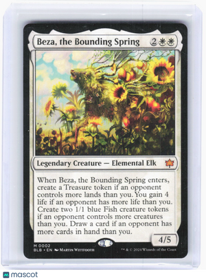 2024 Magic: The Gathering—Beza, the Bounding Spring #0002 Bloomburrow—M Non-Foil