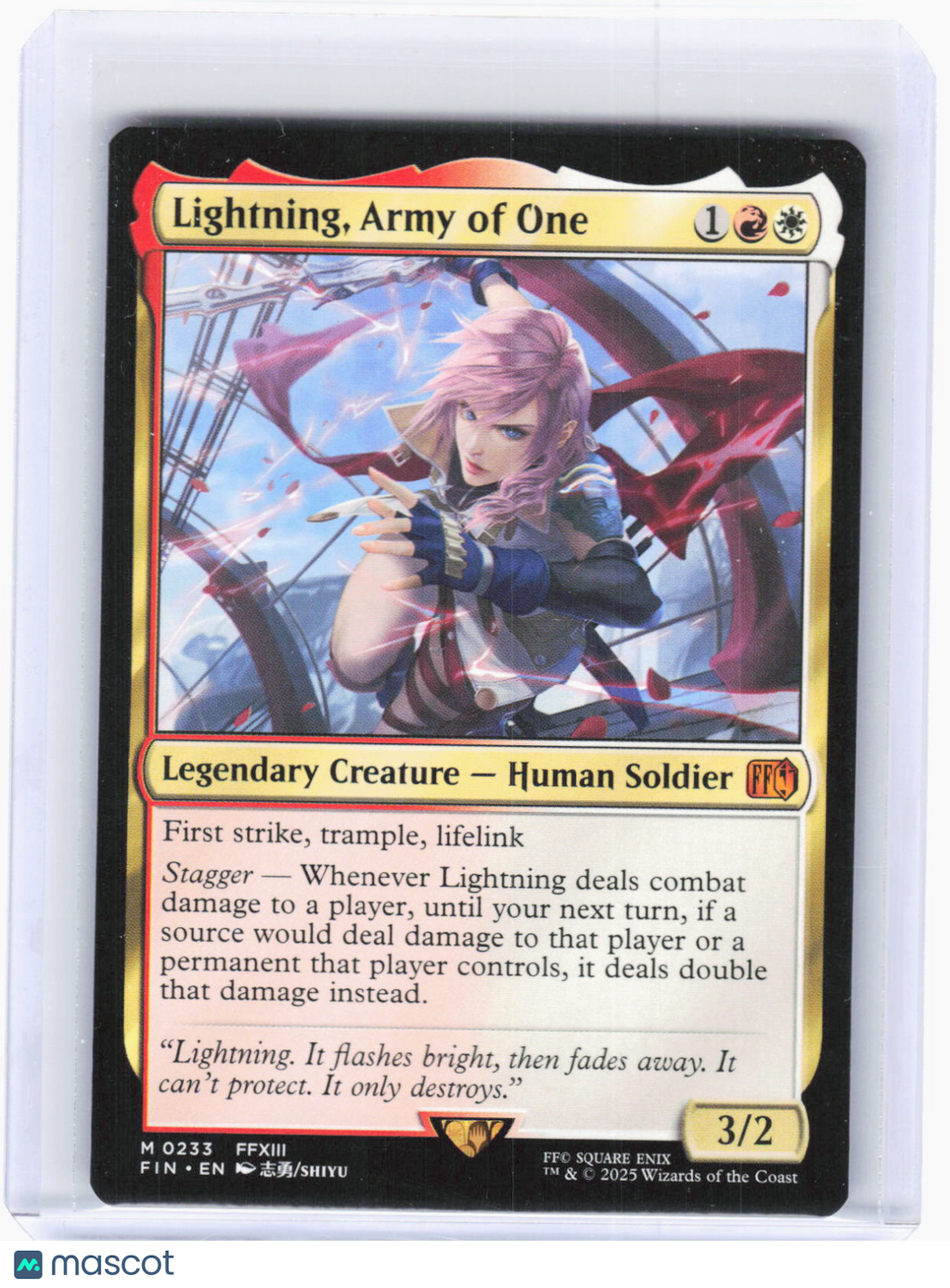 2025 Magic: The Gathering—Lightning, Army of One #0233 FINAL FANTASY—M Non-Foil