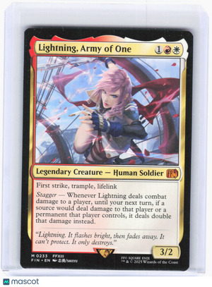 2025 Magic: The Gathering—Lightning, Army of One #0233 FINAL FANTASY—M Non-Foil