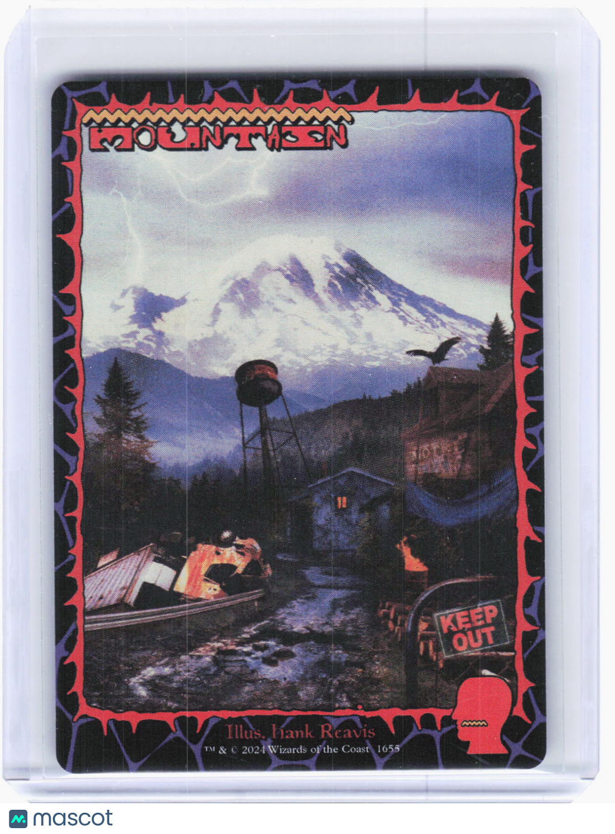 2024 Magic: The Gathering—Mountain #1655 Secret Lair Drop Series—Rare Foil