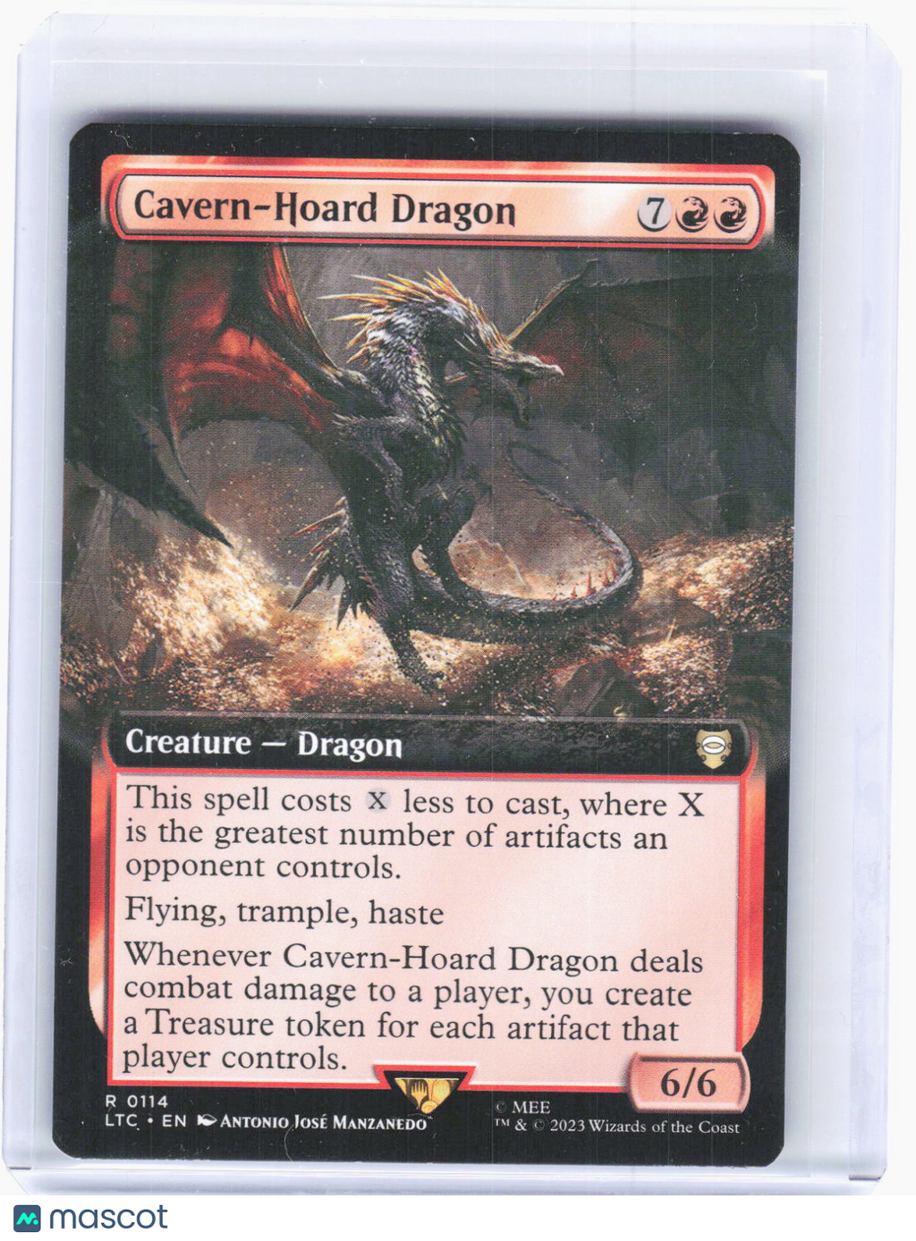 2023 Magic: The Gathering—Cavern-Hoard Dragon #114 (LTC)—Rare Non-Foil