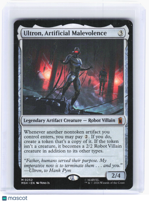 2026 Magic: The Gathering—Ultron, Artificial Malevolence #252 (MSH)—M Non-foil