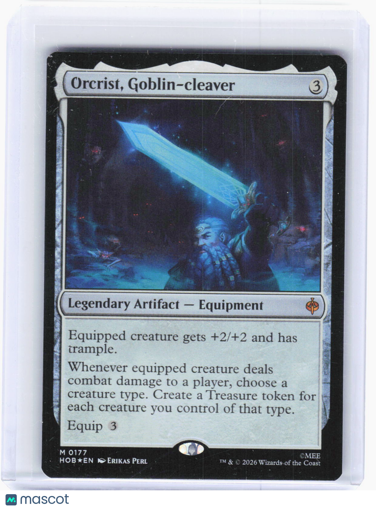 2023 Magic: The Gathering—Orcrist, Goblin-cleaver #177 The Hobbit—Mythic Foil