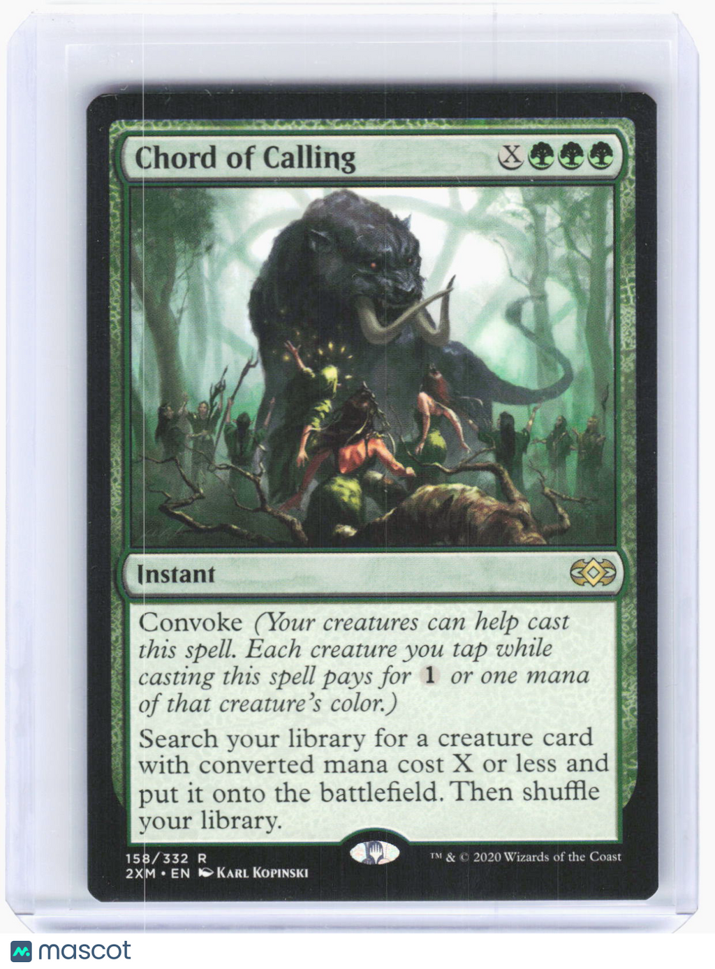 2020 Magic: The Gathering—Chord of Calling #158 Double Masters—Rare Non-Foil