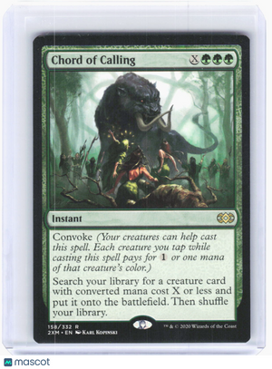 2020 Magic: The Gathering—Chord of Calling #158 Double Masters—Rare Non-Foil
