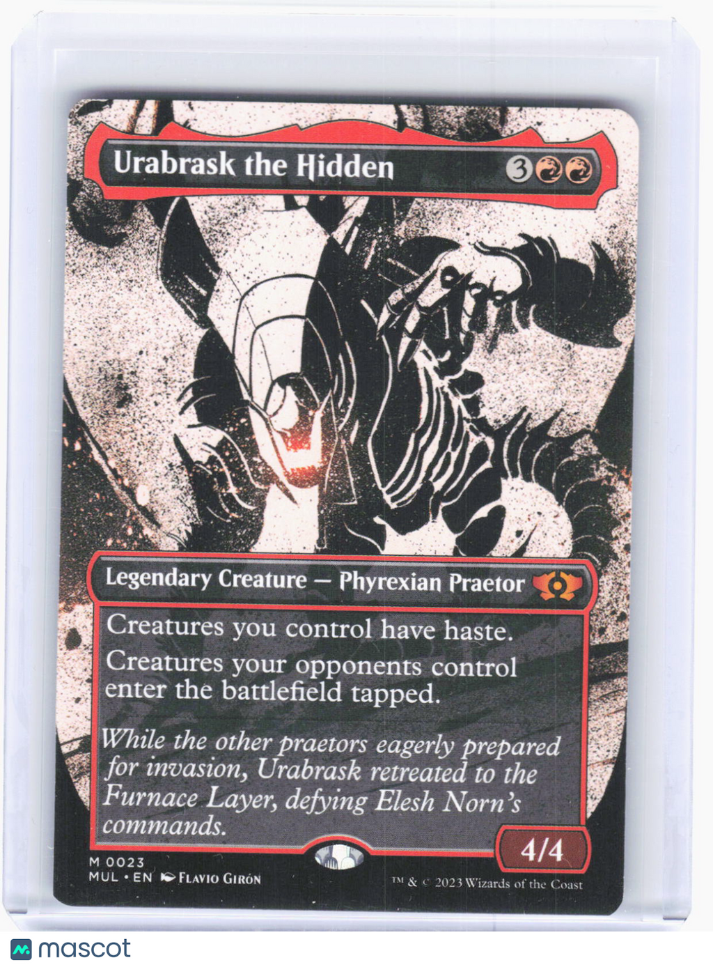 2023 Magic: The Gathering—Urabrask the Hidden #0023 (MUL)—Mythic Non-Foil