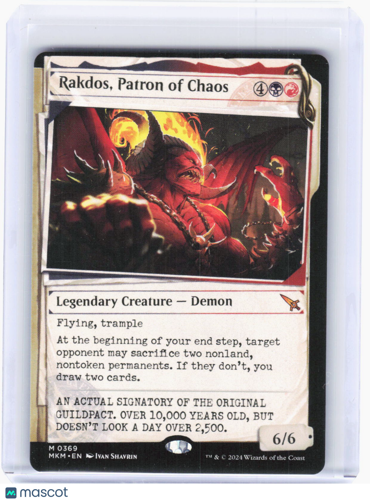 2024 Magic: The Gathering—Rakdos, Patron of Chaos #0369 (MKM)—Mythic Non-Foil