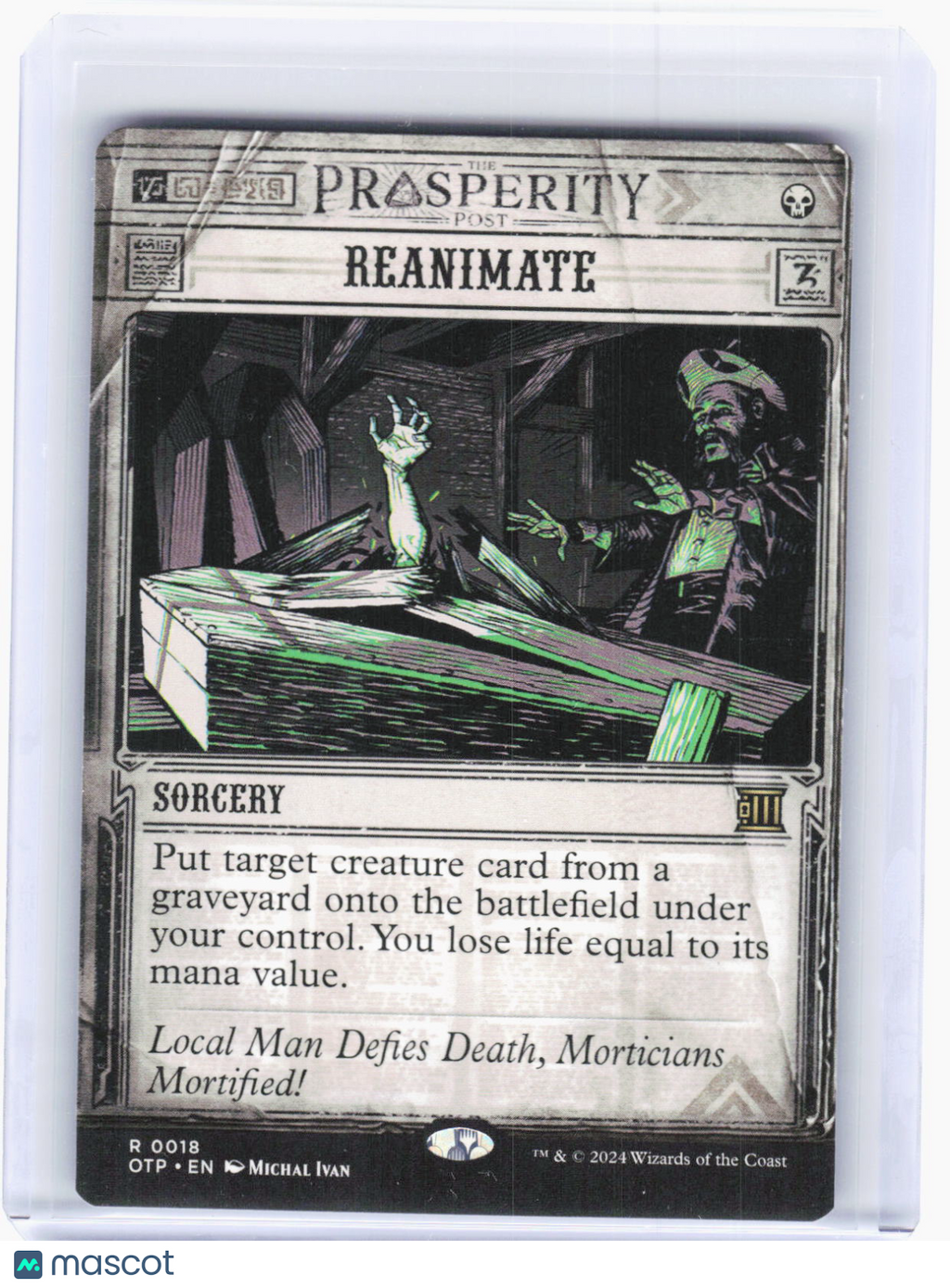 2024 Magic: The Gathering—Reanimate #018 (OTP)—Rare Non-Foil
