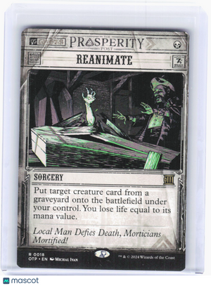 2024 Magic: The Gathering—Reanimate #018 (OTP)—Rare Non-Foil