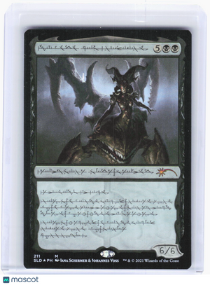 2021 Magic: The Gathering—Sheoldred, Whispering One #211 (SLD)—M Foil Phyrexian