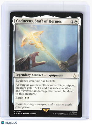 2024 Magic: The Gathering—Caduceus, Staff of Hermes #0002 (ACR)—R Non-Foil (LP)