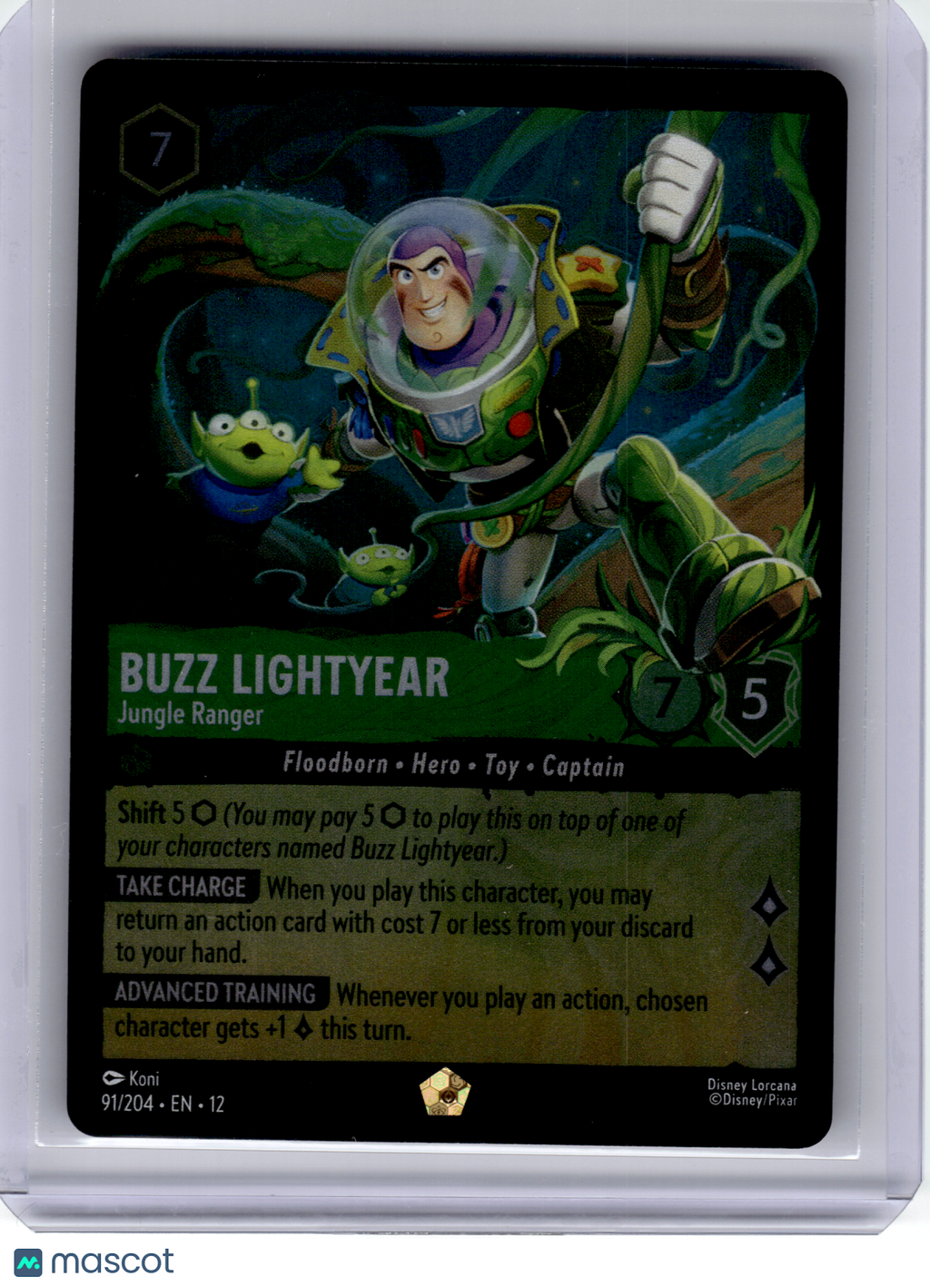 2026 Disney Lorcana—Buzz Lightyear #91 Wilds Unknown—Legendary Foil