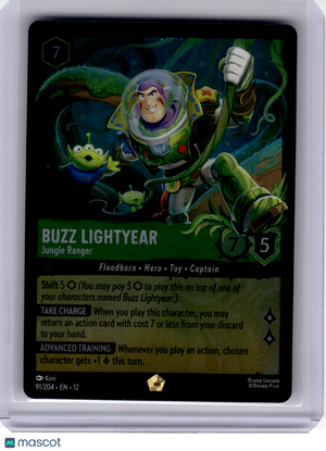 2026 Disney Lorcana—Buzz Lightyear #91 Wilds Unknown—Legendary Foil
