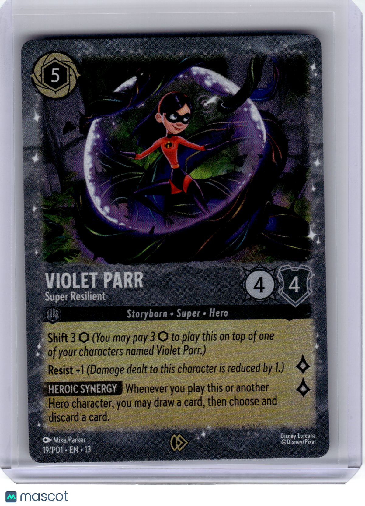 2026 Disney Lorcana—Violet Parr #19 DLPC—Promo Foil