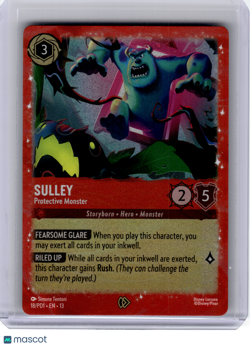 2026 Disney Lorcana—Sulley #18 DLPC—Promo Foil Promo
