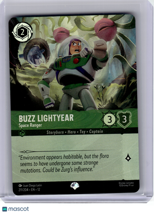 2026 Disney Lorcana—Buzz Lightyear #211 Wilds Unknown—Epic Foil