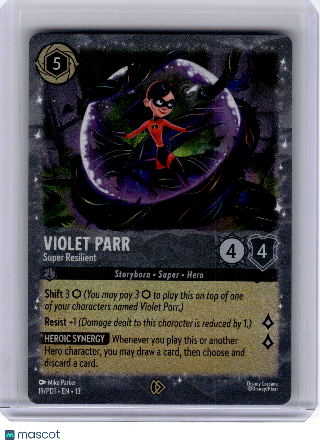 2026 Disney Lorcana—Violet Parr #19 DLPC—Promo Foil