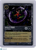 2026 Disney Lorcana—Violet Parr #19 DLPC—Promo Foil