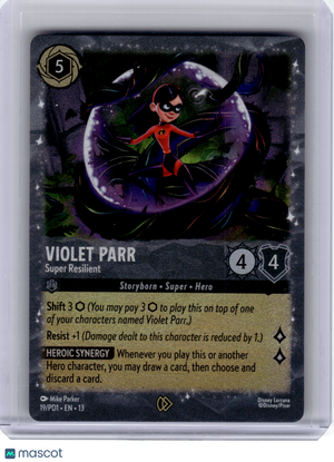 2026 Disney Lorcana—Violet Parr #19 DLPC—Promo Foil