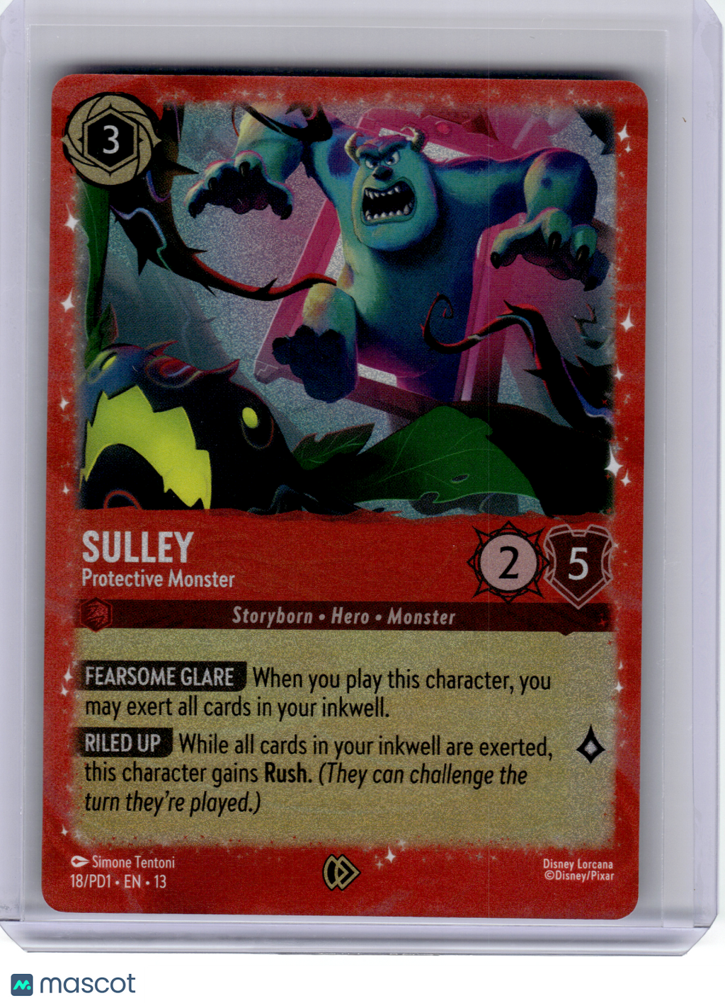 2026 Disney Lorcana—Sulley #18 DLPC—Promo Foil