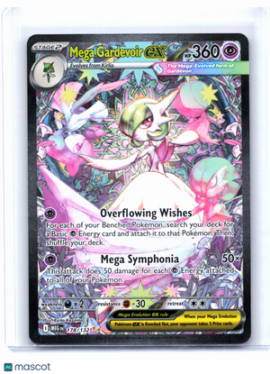 2025 Pokemon—Mega Gardevoir ex #178/132 Mega Evolution Base Set—SIR Holo