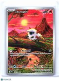 2025 Pokemon—Larvesta #099/086 Black Bolt—Illustration Rare Holo