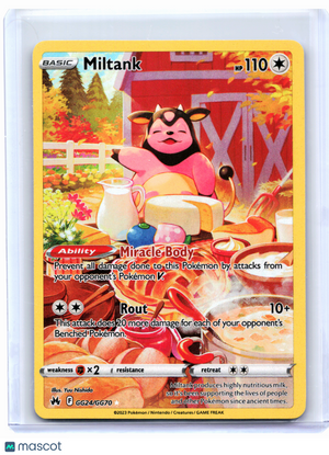 2023 Pokemon—Miltank #GG24/GG70 Crown Zenith: Galarian Gallery—Ultra Rare Holo
