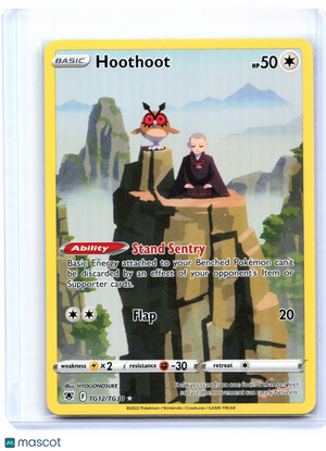 2022 Pokemon—Hoothoot #TG12/TG30 Astral Radiance Trainer Gallery—UR Holo [LP]