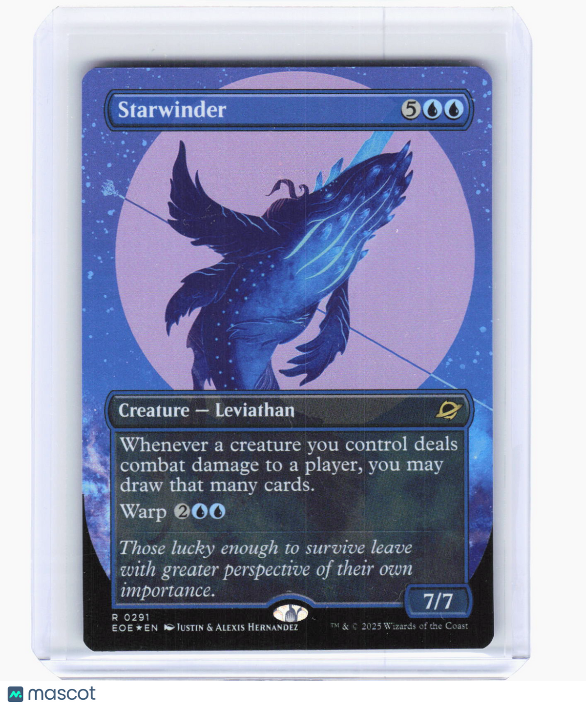 2025 Magic: The Gathering—Starwinder (Borderless) #291 Edge of Eternities—R Foil