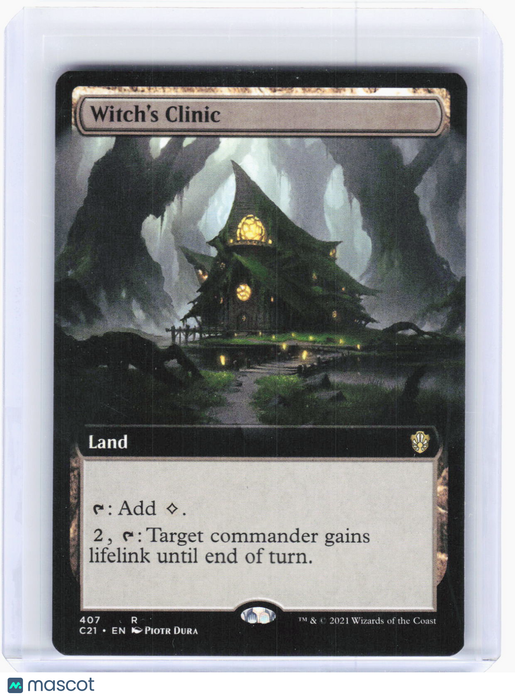 Magic: The Gathering—Witch's Clinic (Extended Art) #407 Commander 2021—Rare