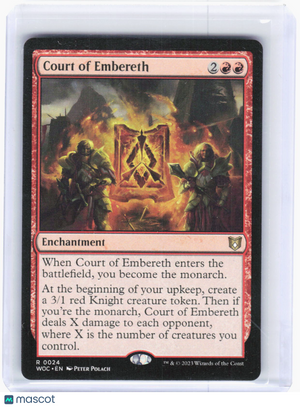 2023 Magic: The Gathering—Court of Embereth #24 (WOC) Rare Non-Foil