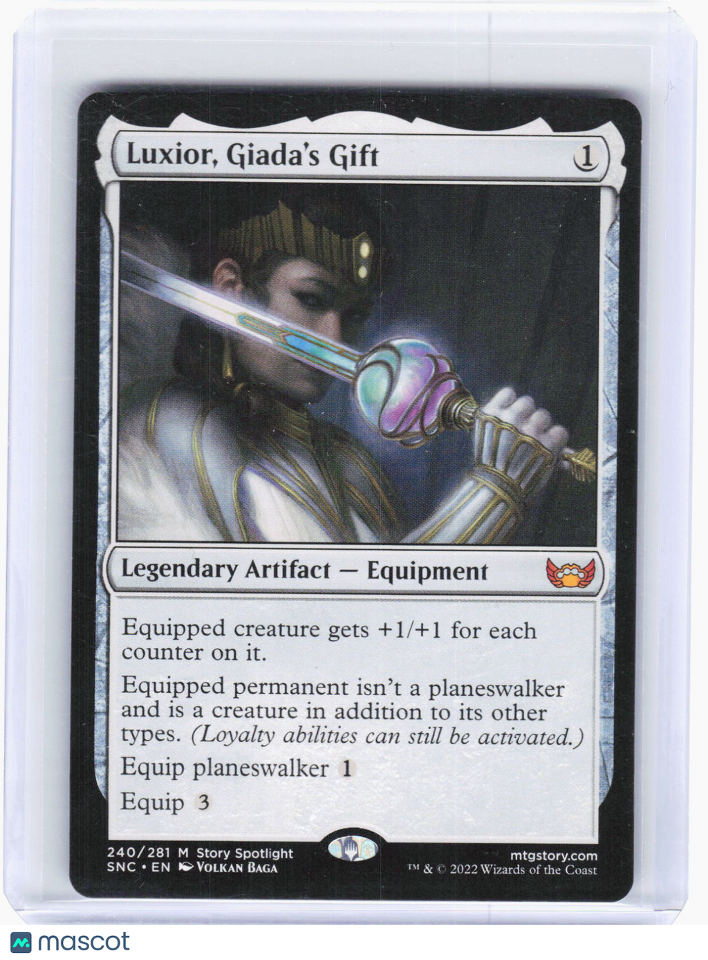 2022 Magic: The Gathering—Luxior, Giada's Gift #240 (SNC) —Mythic Non-Foil