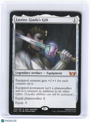 2022 Magic: The Gathering—Luxior, Giada's Gift #240 (SNC) —Mythic Non-Foil