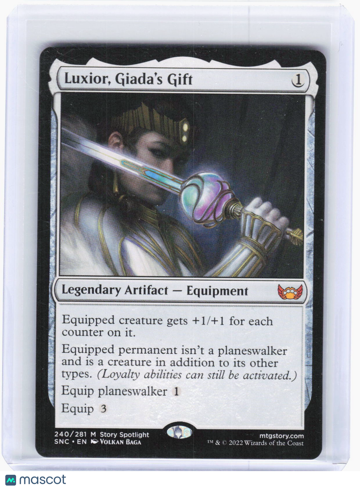 2022 Magic: The Gathering—Luxior, Giada's Gift #240 (SNC) —Mythic Non-Foil