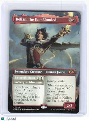 2023 Magic: The Gathering—Kellan, the Fae-Blooded #0298 Wilds of Eldraine—M Foil