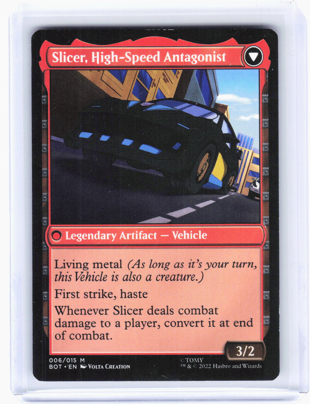 2022 Magic: The Gathering—Slicer, Hired Muscle #6 Transformers—Mythic Non-Foil