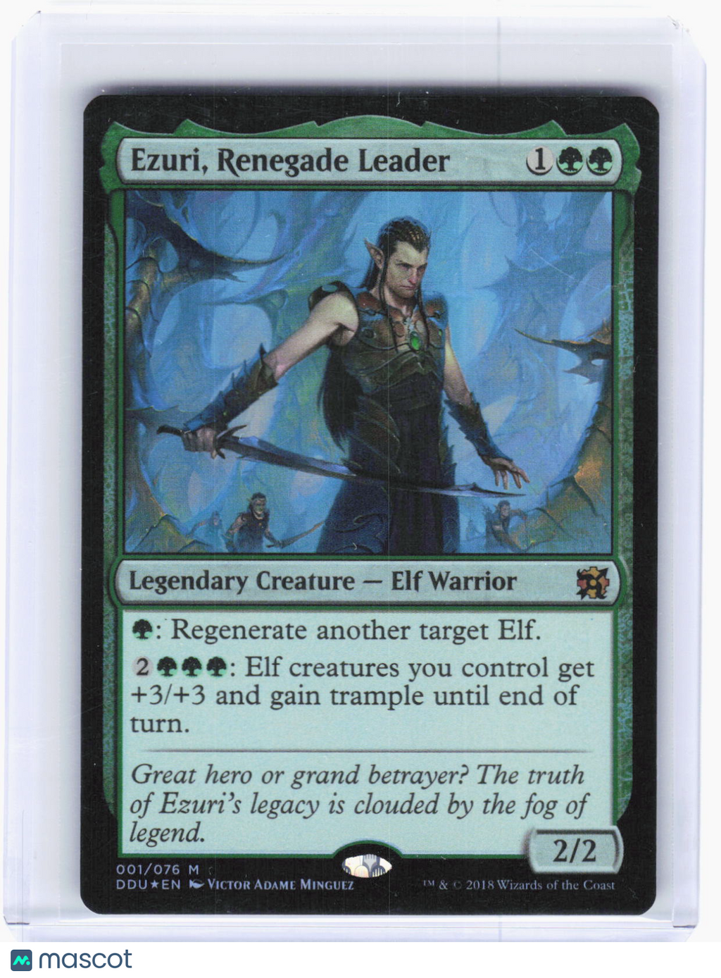 2018 Magic: The Gathering—Ezuri, Renegade Leader #001 (DDU)—Mythic Foil (MP)