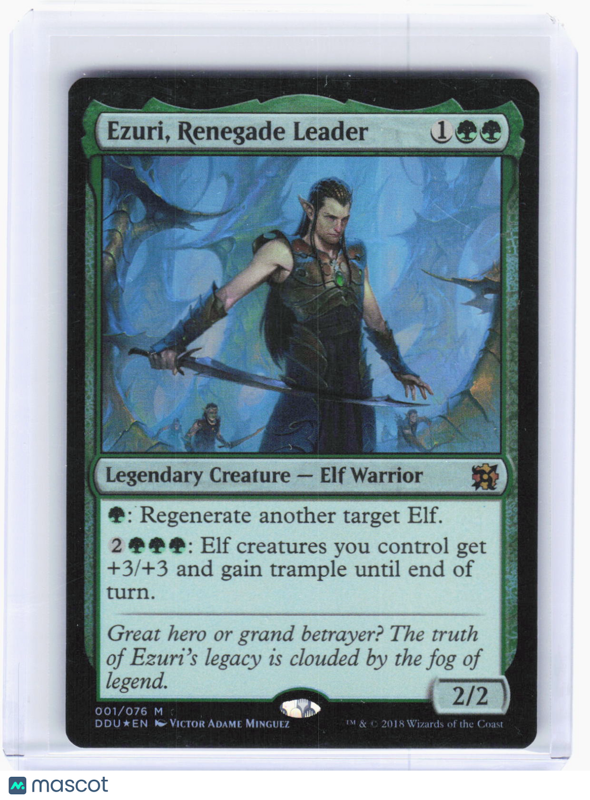 2018 Magic: The Gathering—Ezuri, Renegade Leader #001 (DDU)—Mythic Foil (MP)