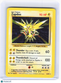 1999 Pokemon—Zapdos #16/102 Base Set—Rare Holo (Moderately Played)
