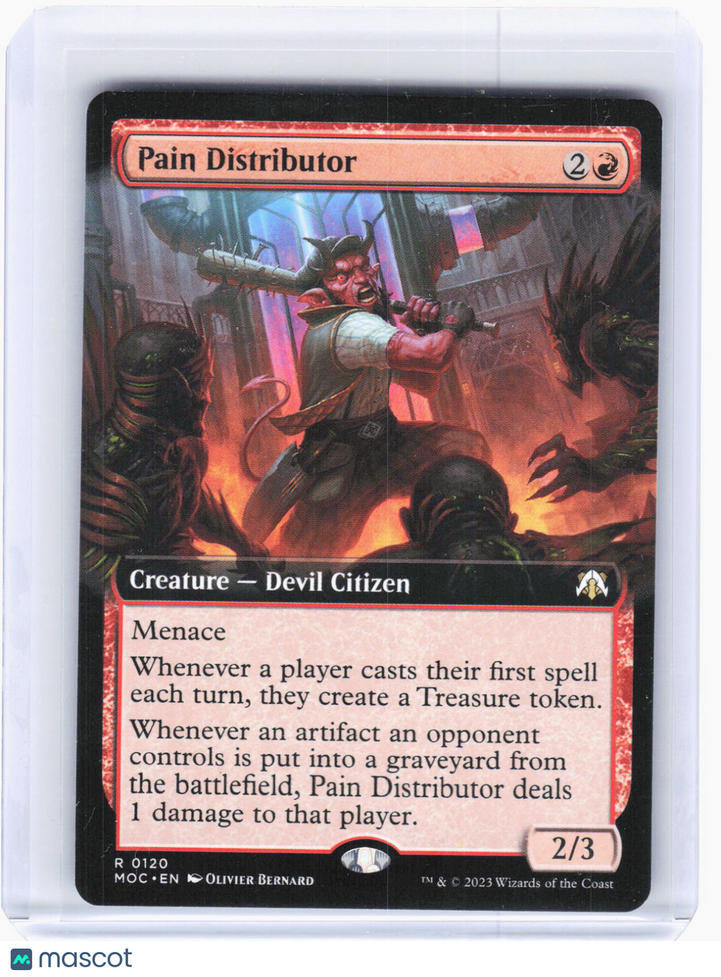 2023 Magic: The Gathering—Pain Distributor (Extended Art) #120 (MOC)—R Non-Foil