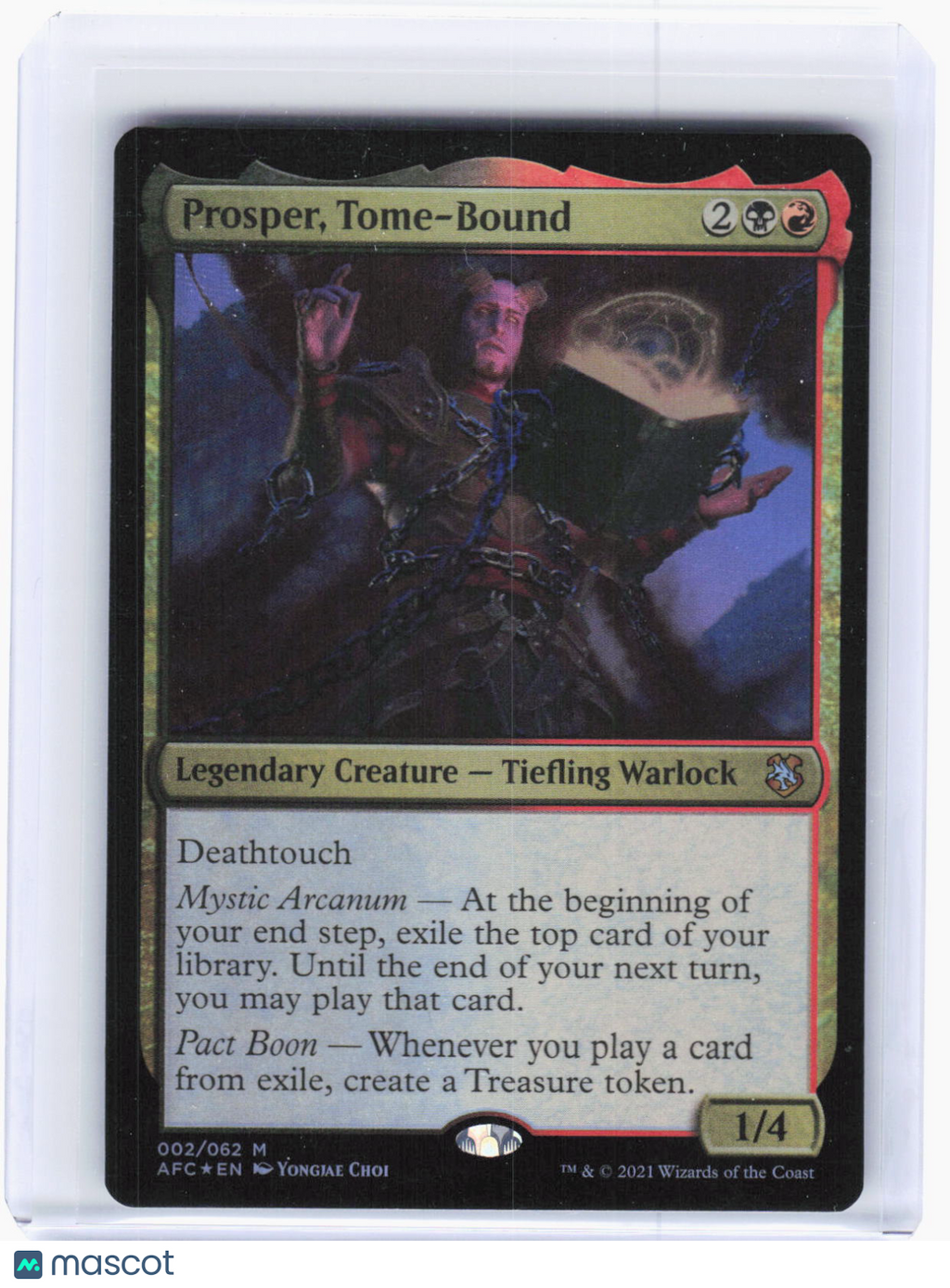 2021 Magic: The Gathering—Prosper, Tome-Bound #2 (AFC) —Mythic Foil