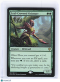 2022 Magic: The Gathering—Leaf-Crowned Visionary #167 Dominaria United—Rare Foil
