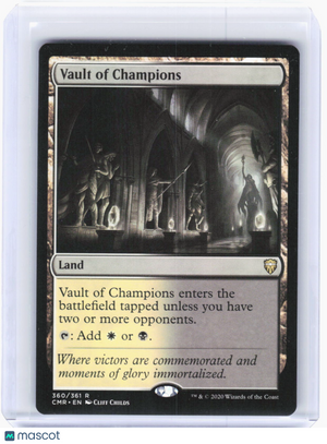 2020 Magic: The Gathering—Vault of Champions #360 Commander Legends—R Non-Foil