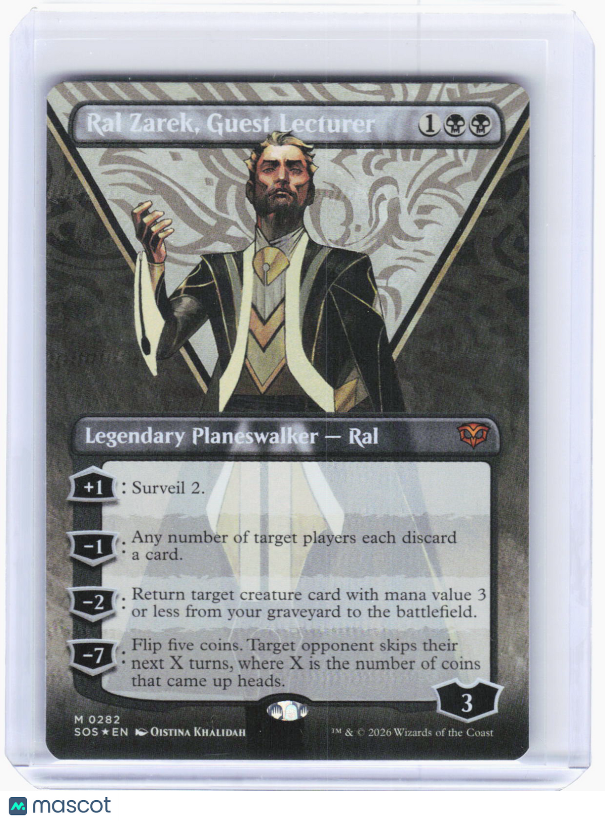 2026 Magic: The Gathering—Ral Zarek #282 Secrets of Strixhaven—Mythic Foil
