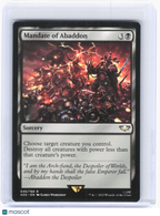 2022 Magic: The Gathering—Mandate of Abaddon #040 (40K)—Rare Non-Foil